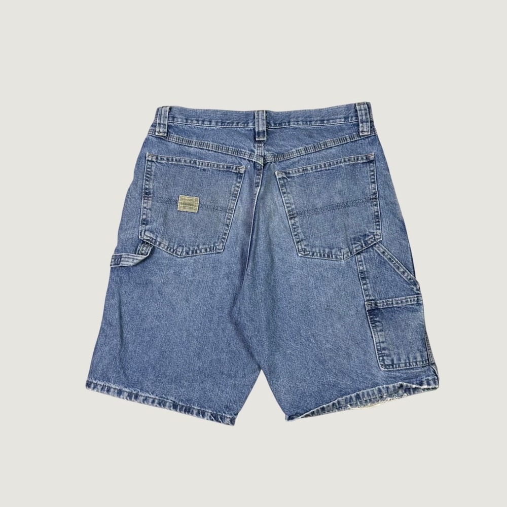 Wrangler Originals Mens Carpenter Denim Shorts Blue 32 67CUTDW Workwear Utility